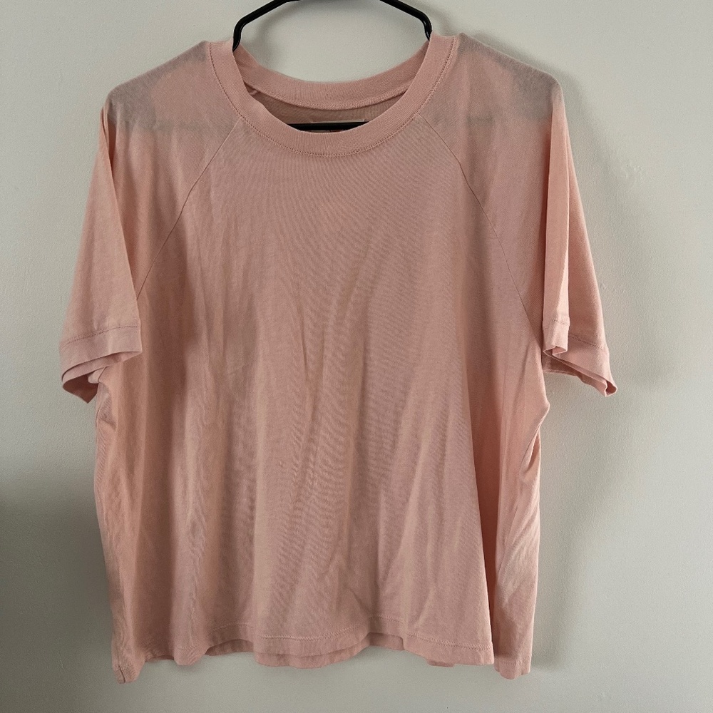 Madewell Pink Short Sleeve Shirt